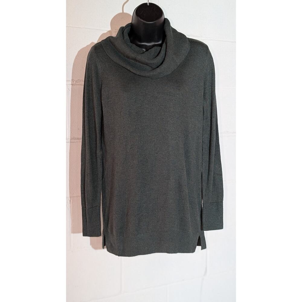 LOFT Petite Cowl Neck Long Sleeve Tunic Top super Soft Pullover Sweater Small